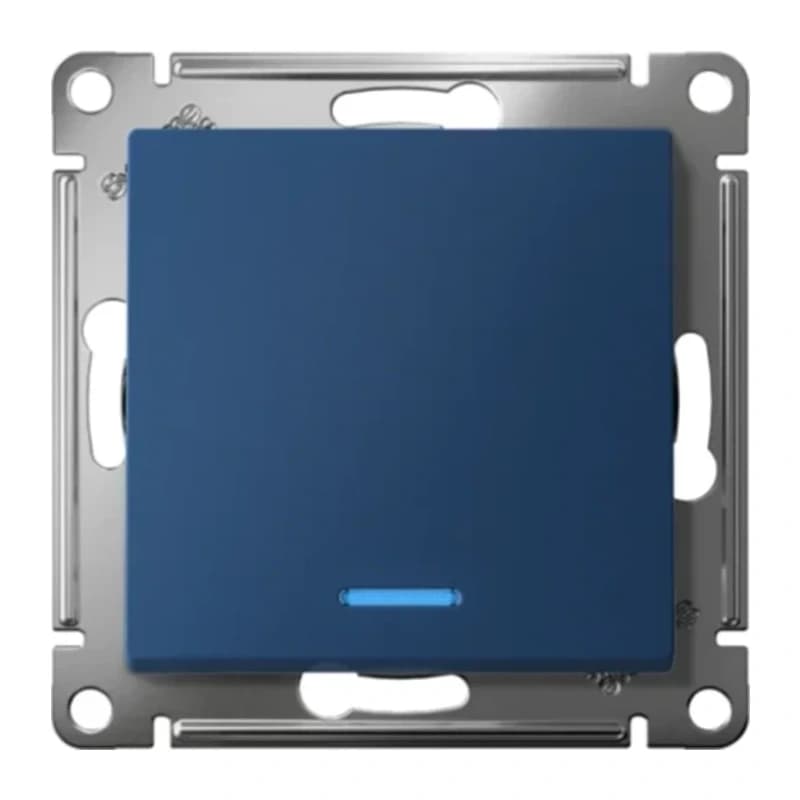 Выключатель одноклавишный с подсветкой Schneider Atlasdesign 10А, быстрозажим. клем., лотос