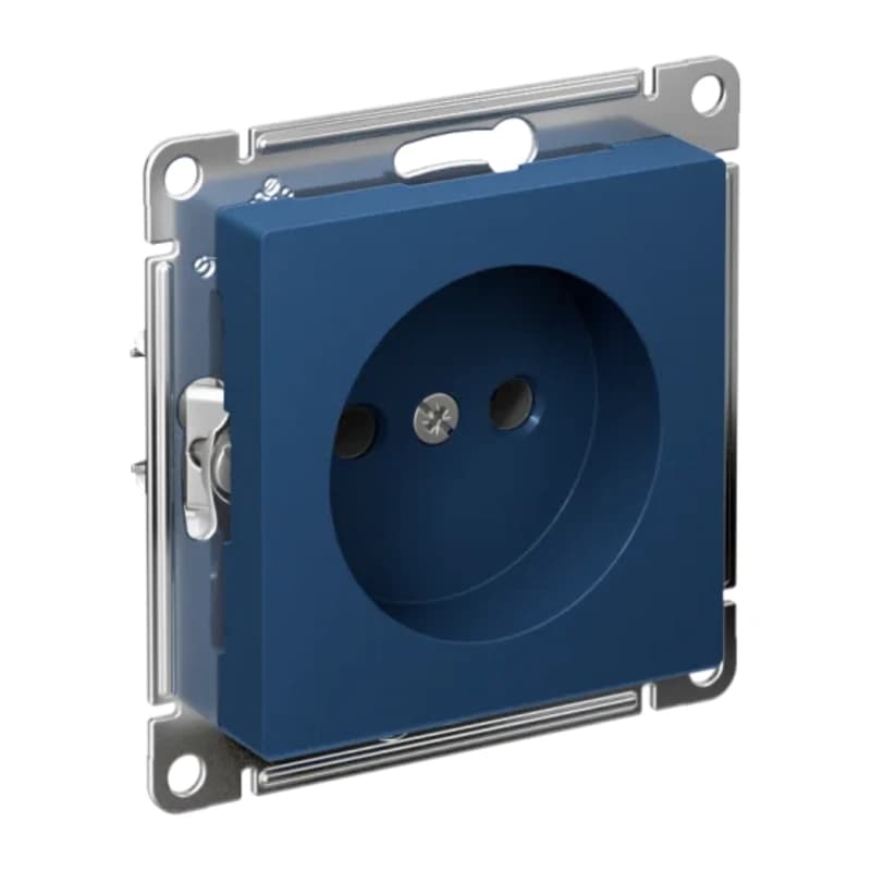 Розетка без заземления Atlasdesign 16А, быстрозажим. клем., лотос