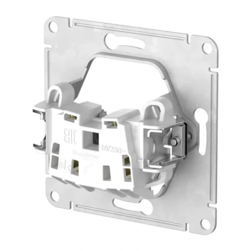 Розетка без заземления со шторками Atlasdesign 16А, быстрозажим. клем., лотос