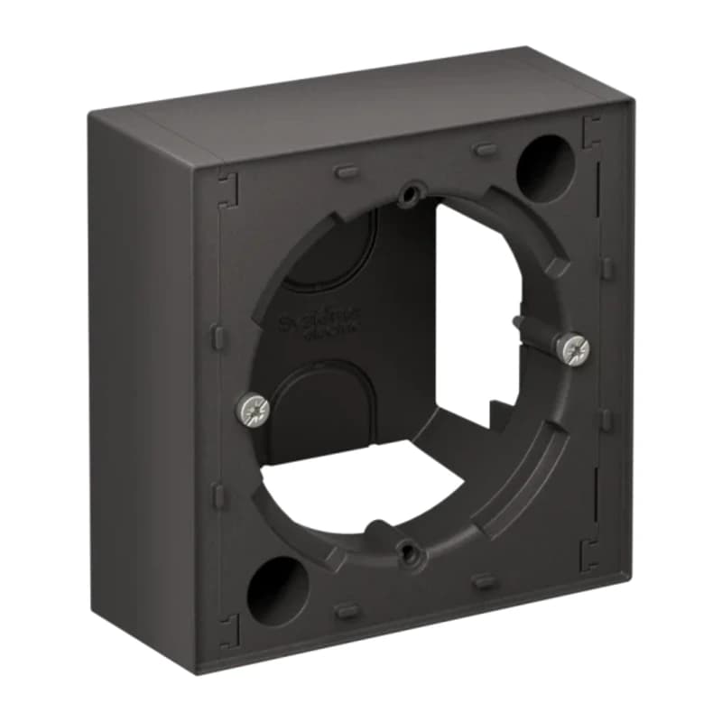 Коробка накладного монтажа Atlasdesign, базальт