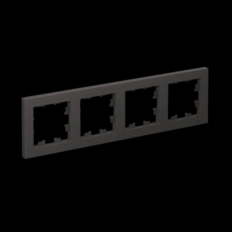 Рамка четверная Atlasdesign, базальт