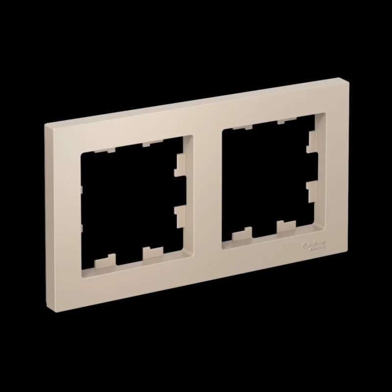 Рамка двойная Atlasdesign, песочный