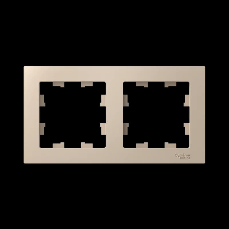 Рамка двойная Atlasdesign, песочный