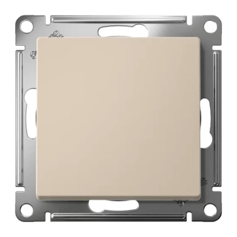 Выключатель одноклавишный Schneider Atlasdesign 10А, песочный