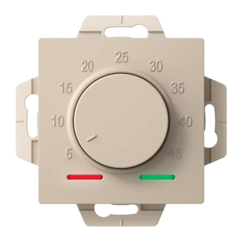 Регулятор теплого пола с датчиком пола Atlasdesign 10А, песочный