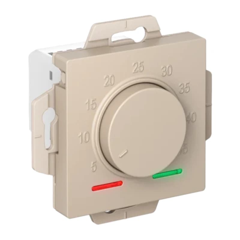 Регулятор теплого пола с датчиком пола Atlasdesign 10А, песочный