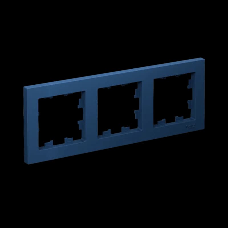 Рамка тройная Atlasdesign, аквамарин