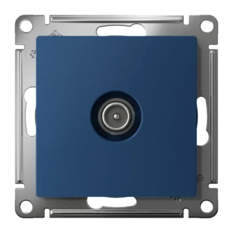 Розетка TV оконечная Atlasdesign 1DB, аквамарин