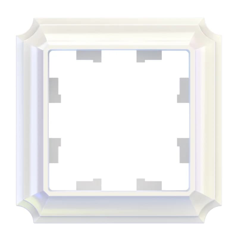 Рамка одинарная Schneider Atlasdesign Antique, жемчуг