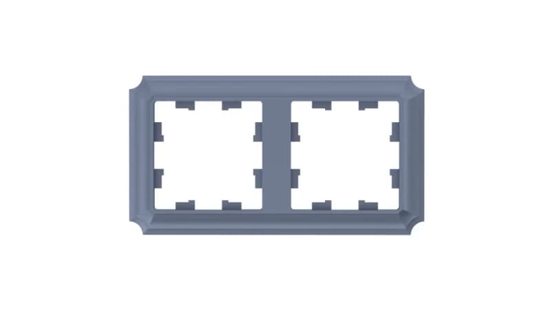 Рамка двойная Schneider Atlasdesign Antique, универсальная, грифель