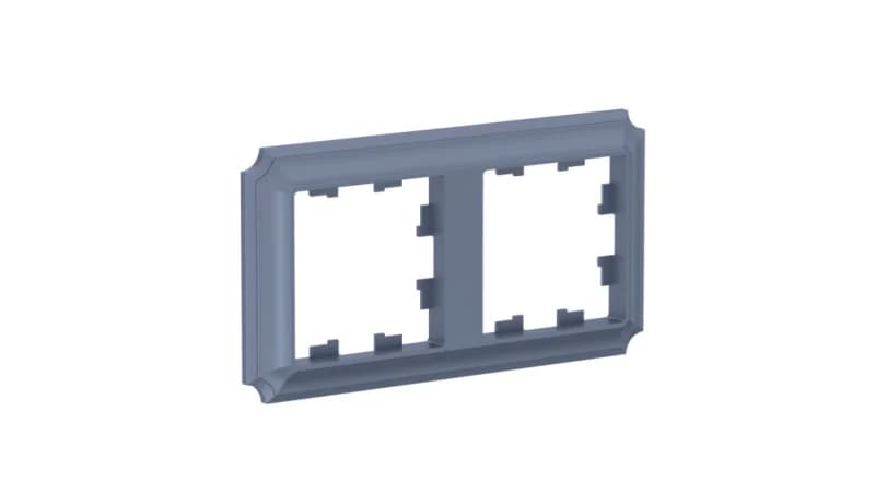 Рамка двойная Schneider Atlasdesign Antique, универсальная, грифель