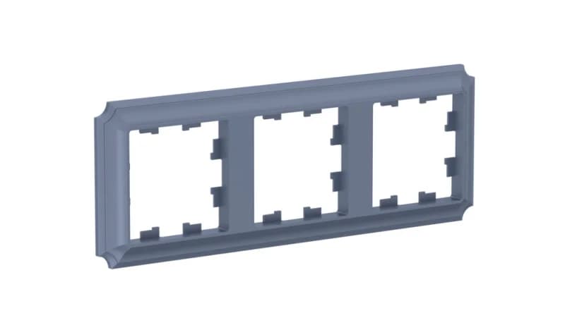 Рамка тройная Schneider Atlasdesign Antique, универсальная, грифель