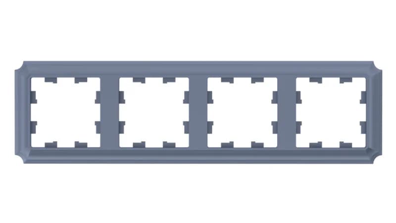 Рамка четверная Schneider Atlasdesign Antique, универсальная, грифель