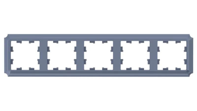 Рамка пятерная Schneider Atlasdesign Antique, универсальная, грифель