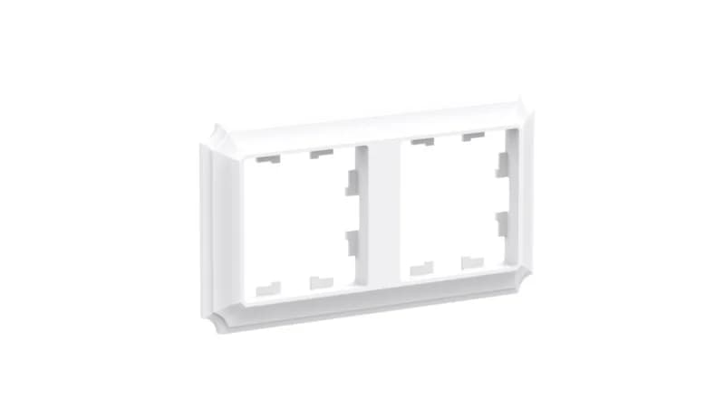 Рамка двойная Schneider Atlasdesign Antique, универсальная, лотос