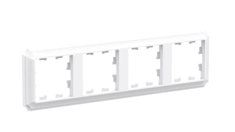 Рамка четверная Schneider Atlasdesign Antique, универсальная, лотос