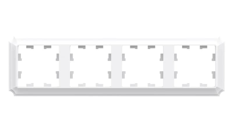 Рамка четверная Schneider Atlasdesign Antique, универсальная, лотос