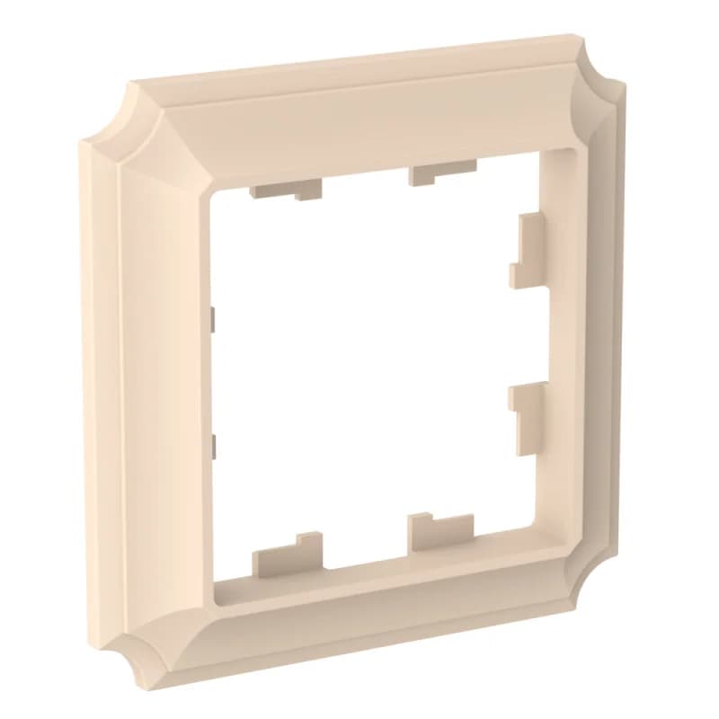 Рамка одинарная Schneider Atlasdesign Antique, песочный