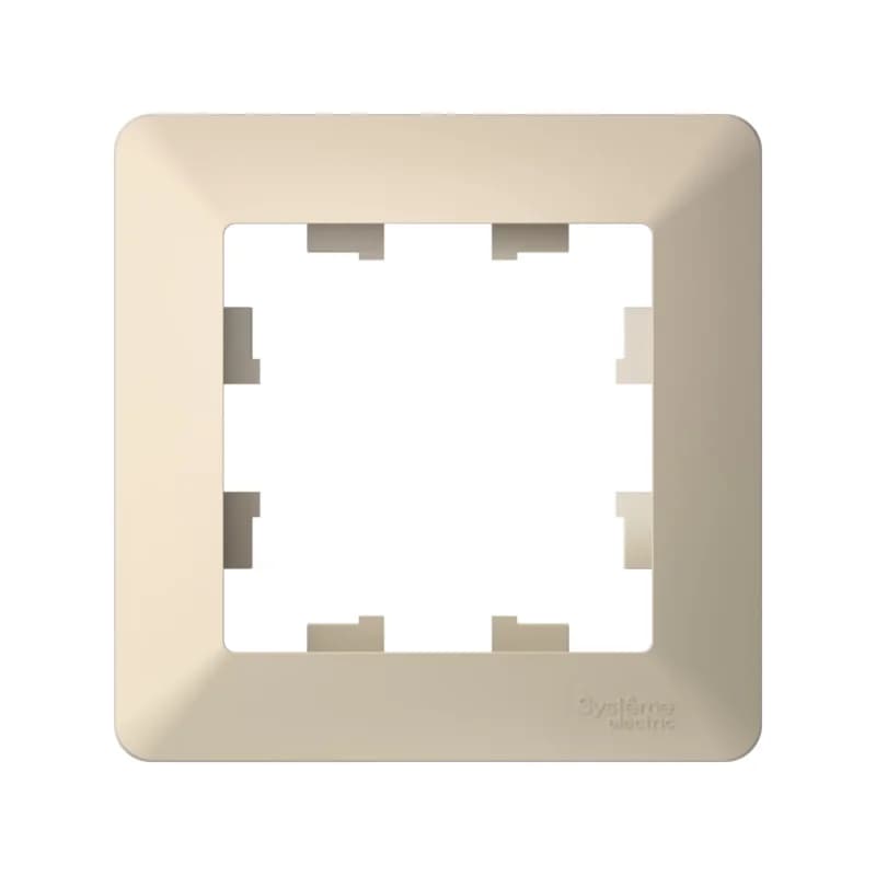 Рамка одинарная Schneider AtlasDesign AIR, бежевый-дымчатый белый