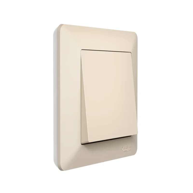 Рамка одинарная Schneider AtlasDesign AIR, бежевый-дымчатый белый