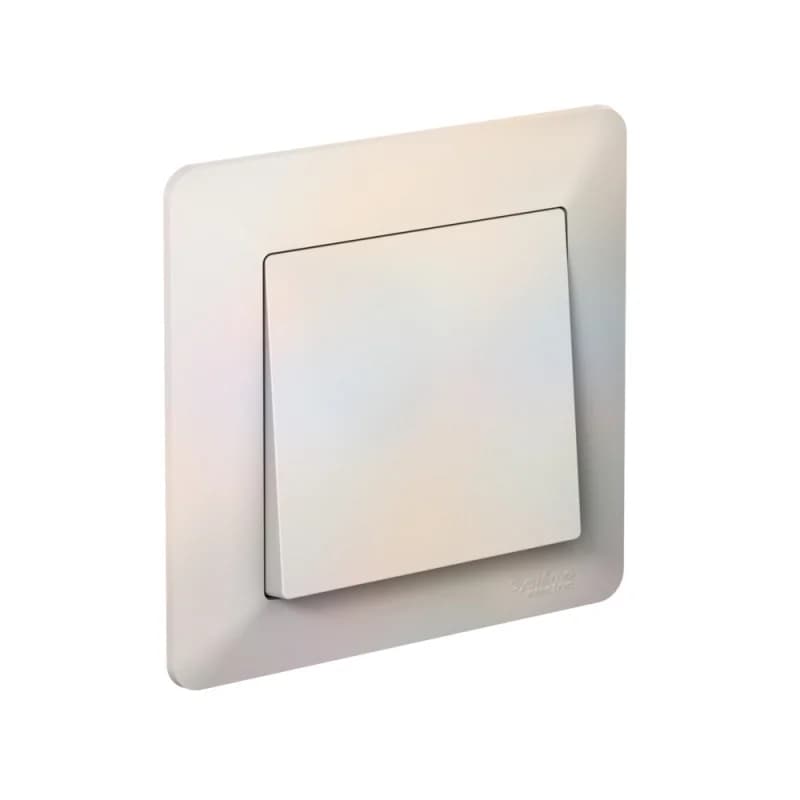 Рамка одинарная Schneider AtlasDesign AIR, жемчуг-дымчатый белый