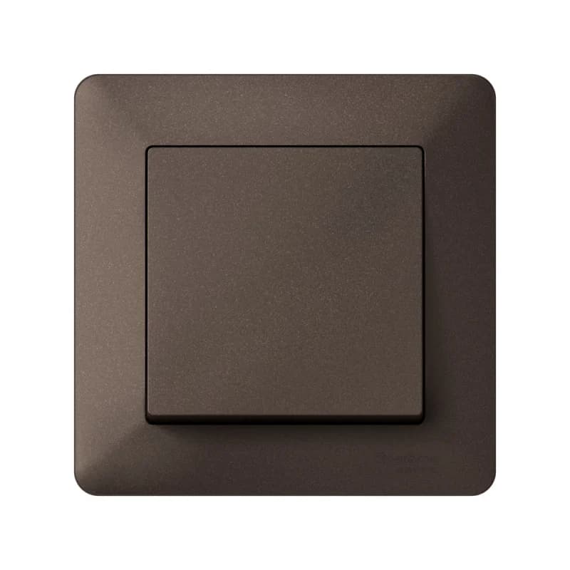 Рамка одинарная Schneider AtlasDesign AIR, мокко-дымчатый черный