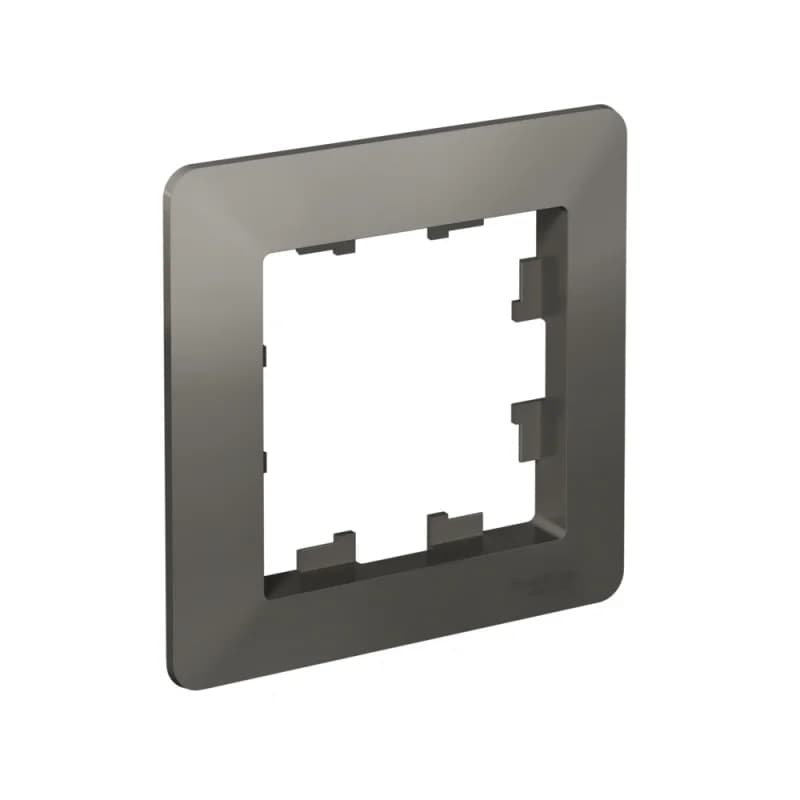 Рамка одинарная Schneider AtlasDesign AIR, белый-дымчатый белый, сталь