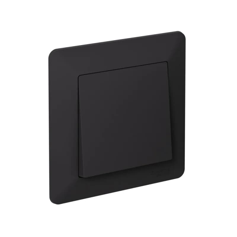 Рамка одинарная Schneider AtlasDesign AIR, белый-дымчатый белый, карбон