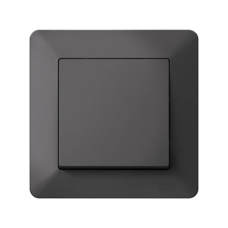 Рамка одинарная Schneider AtlasDesign AIR, белый-дымчатый белый, базальт