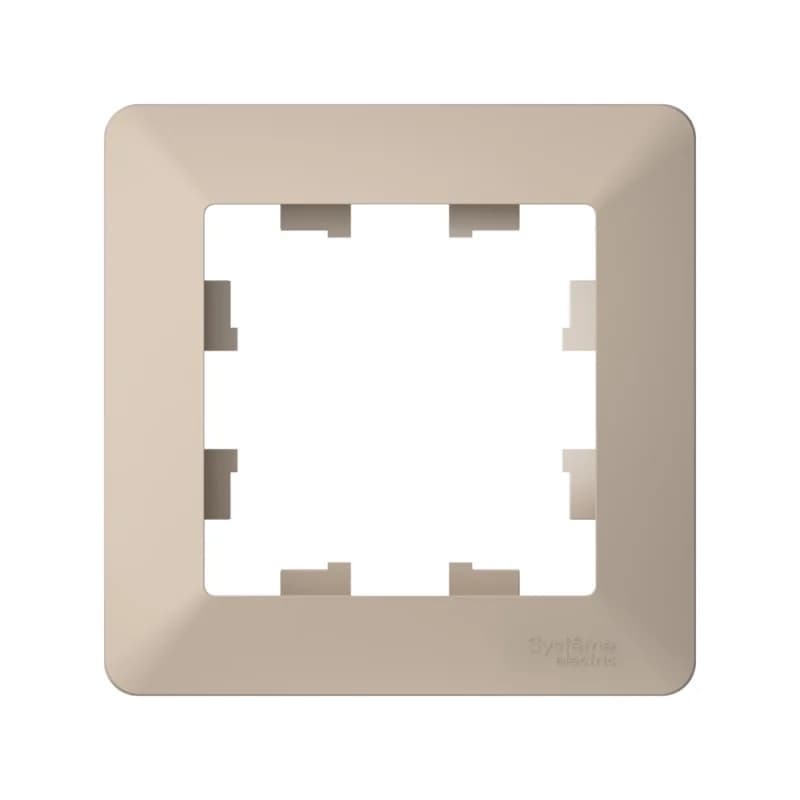 Рамка одинарная Schneider AtlasDesign AIR, белый-дымчатый белый, песочный