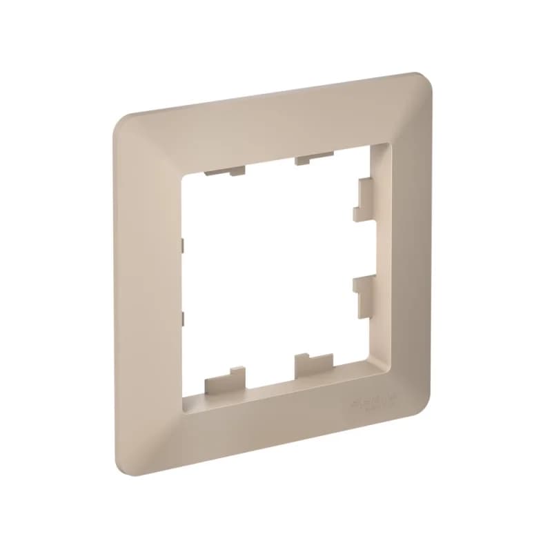 Рамка одинарная Schneider AtlasDesign AIR, белый-дымчатый белый, песочный