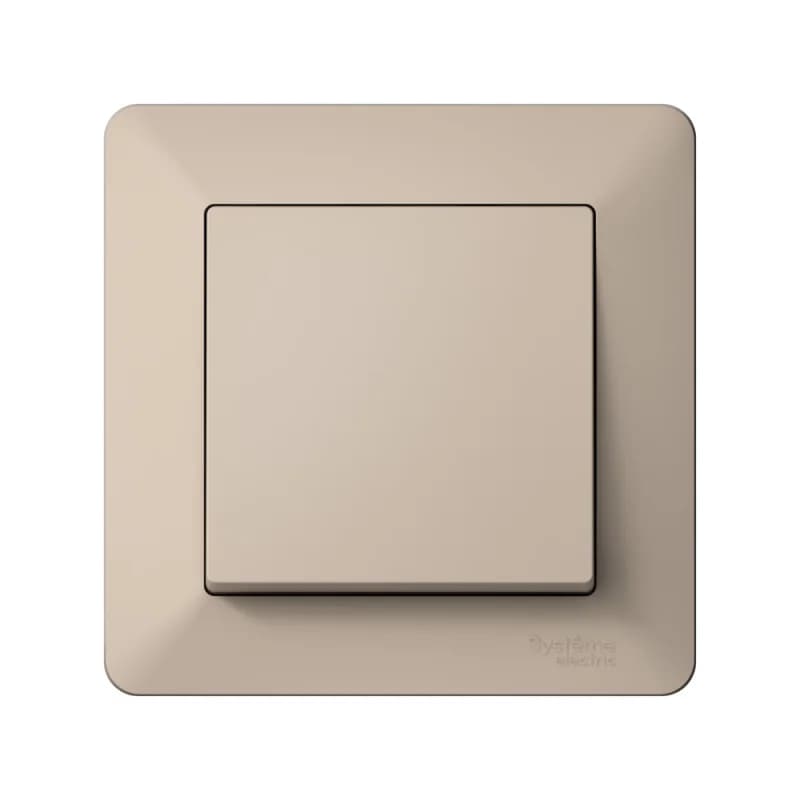 Рамка одинарная Schneider AtlasDesign AIR, белый-дымчатый белый, песочный