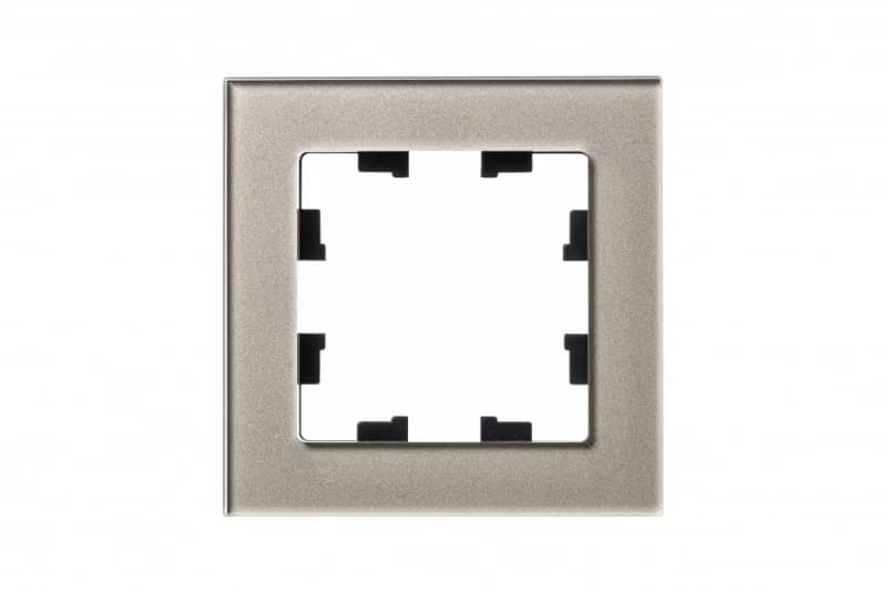 Рамка одинарная Atlasdesign Nature, шампань стекло