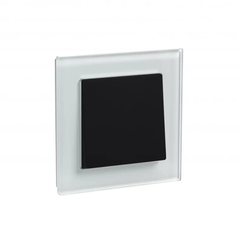 Рамка одинарная Atlasdesign Nature, матовое белое стекло