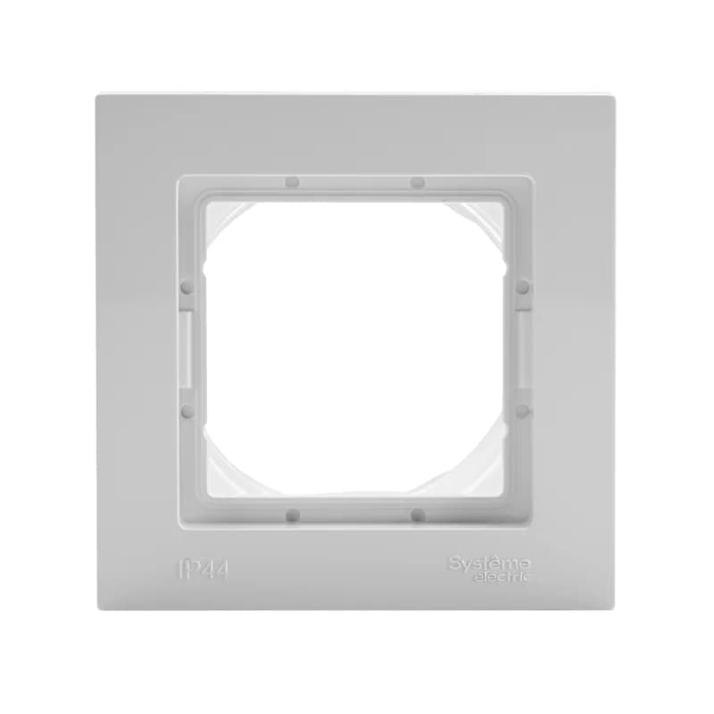 Рамка одинарная IP44 Atlasdesign, белый