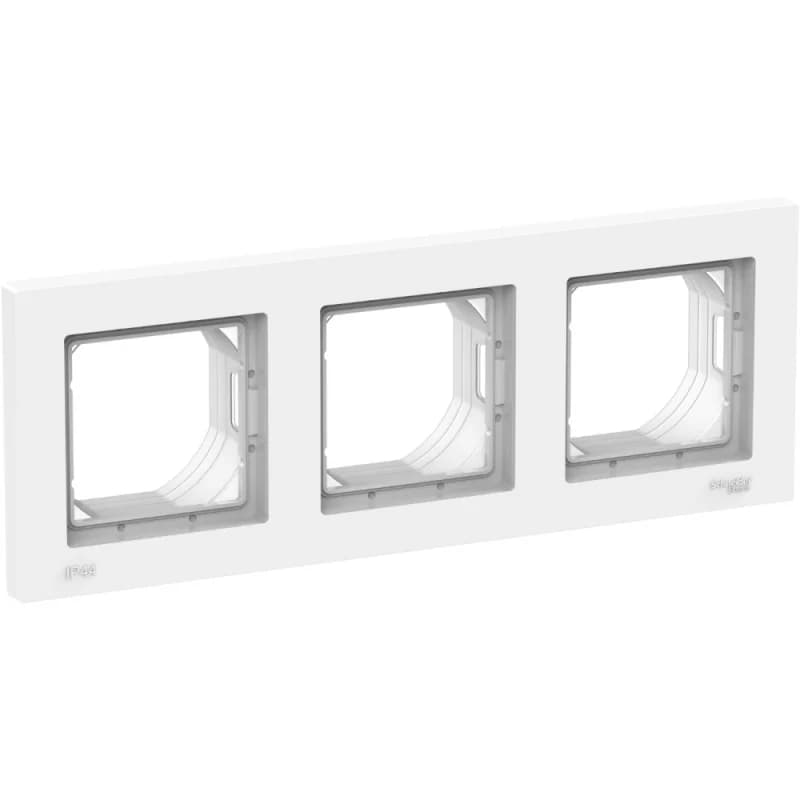 Рамка тройная IP44 Atlasdesign, белый