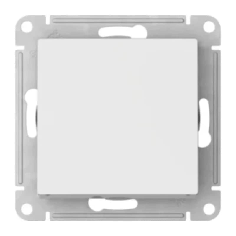 Выключатель одноклавишный проходной Schneider Atlasdesign 10А IP44, быстрозажим. клем., белый