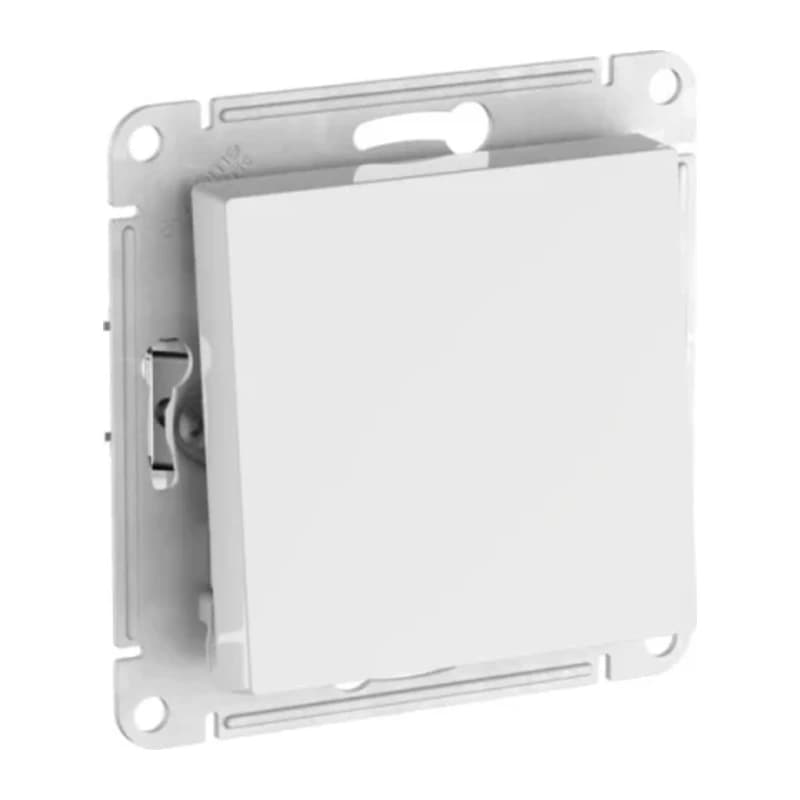 Выключатель одноклавишный проходной Schneider Atlasdesign 10А IP44, быстрозажим. клем., белый