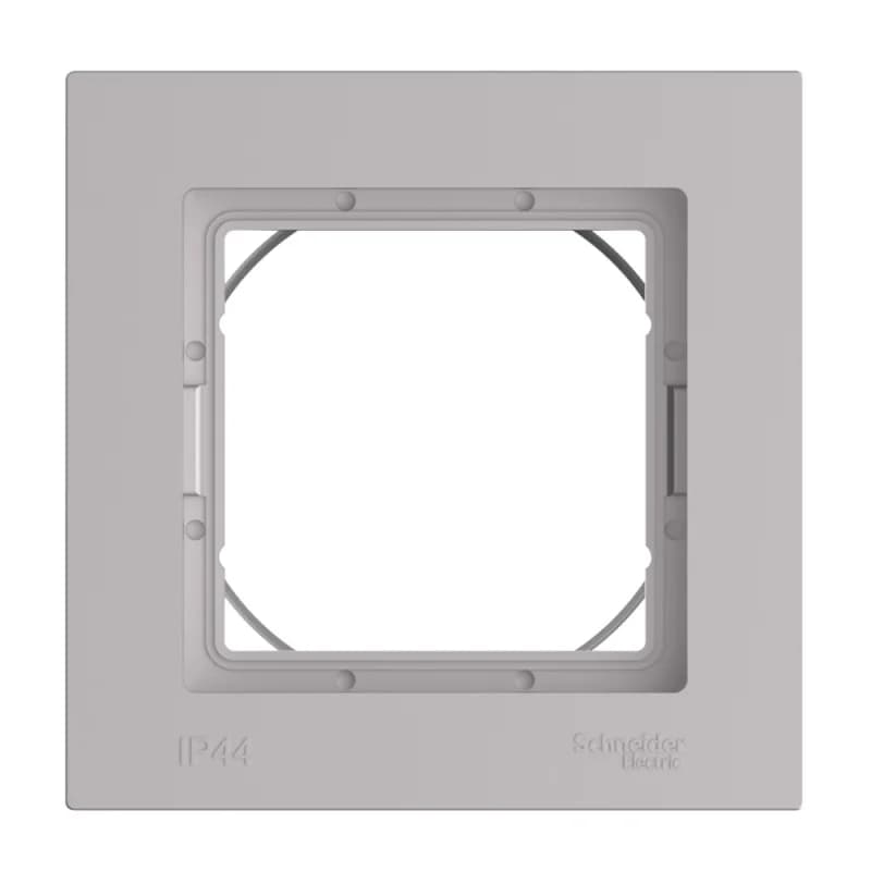 Рамка одинарная IP44 Atlasdesign, алюминий