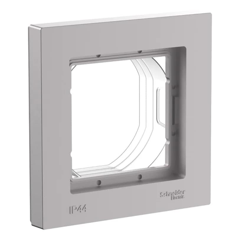 Рамка одинарная IP44 Atlasdesign, алюминий