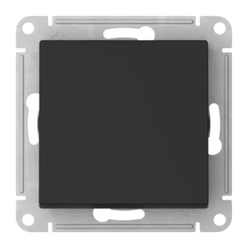 Выключатель одноклавишный проходной Schneider Atlasdesign 10А IP44, быстрозажим. клем., карбон