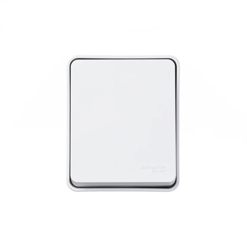Выключатель 1-клавишный накладной 10А IP54 Schneider AtlasDesign Profi54 белый