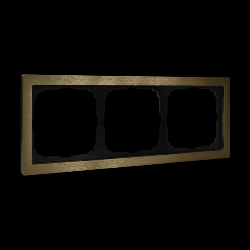 ArtGallery PURE 3-постовая РАМКА, МЕТАЛЛ ЛАТУНЬ