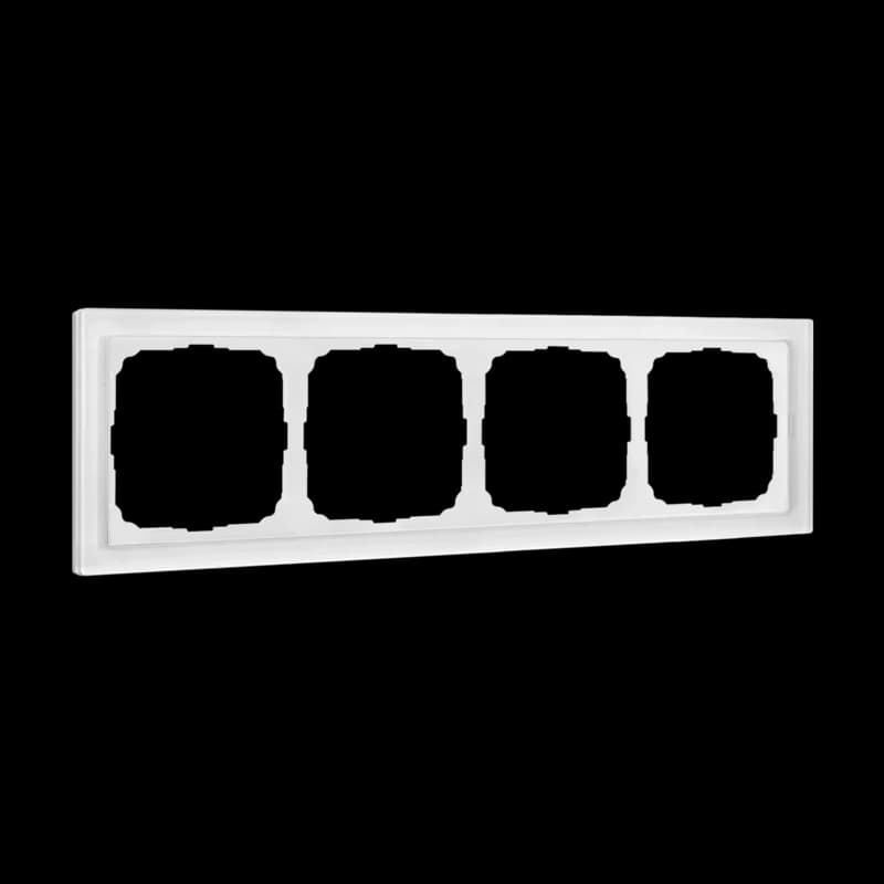 ArtGallery PURE 4-постовая РАМКА, ОРГАНИЧЕСКОЕ СТЕКЛО БЕЛЫЙ