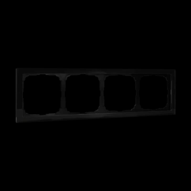 ArtGallery PURE 4-постовая РАМКА, ОРГАНИЧЕСКОЕ СТЕКЛО ЧЕРНЫЙ