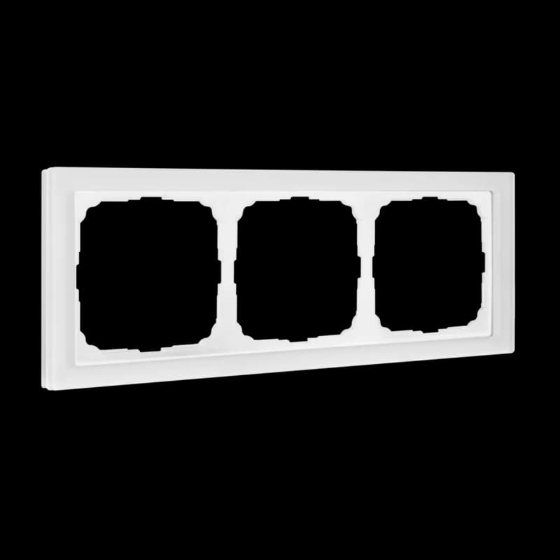 ArtGallery PURE 3-постовая РАМКА, МАТОВОЕ ОРГАНИЧЕСКОЕ СТЕКЛО БЕЛЫЙ