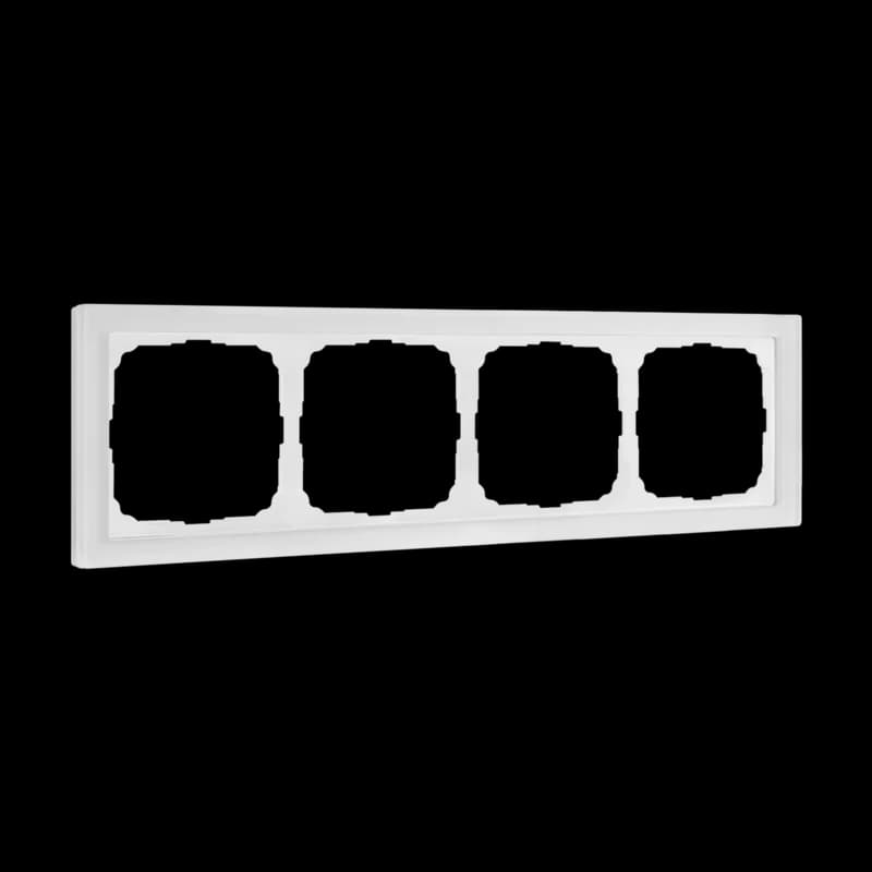 ArtGallery PURE 4-постовая РАМКА, МАТОВОЕ ОРГАНИЧЕСКОЕ СТЕКЛО БЕЛЫЙ