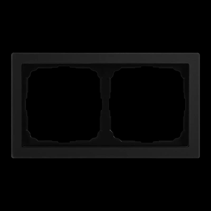 ArtGallery PURE 2-постовая РАМКА, МАТОВОЕ ОРГАНИЧЕСКОЕ СТЕКЛО ЧЕРНЫЙ