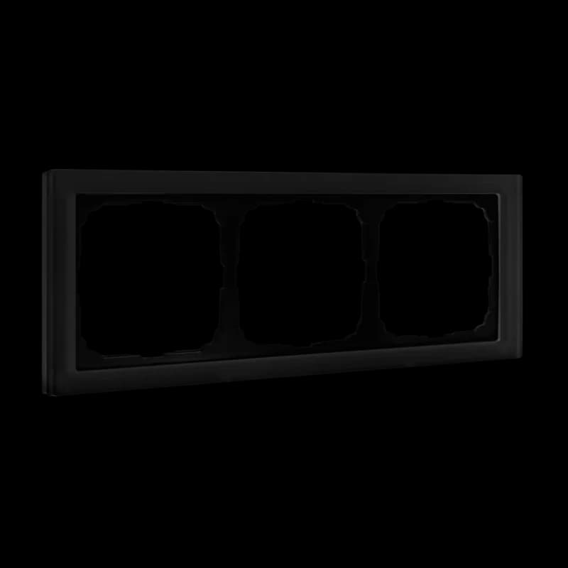 ArtGallery PURE 3-постовая РАМКА, МАТОВОЕ ОРГАНИЧЕСКОЕ СТЕКЛО ЧЕРНЫЙ