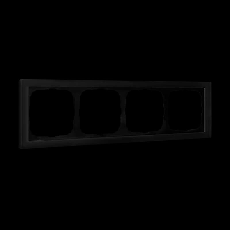 ArtGallery PURE 4-постовая РАМКА, МАТОВОЕ ОРГАНИЧЕСКОЕ СТЕКЛО ЧЕРНЫЙ